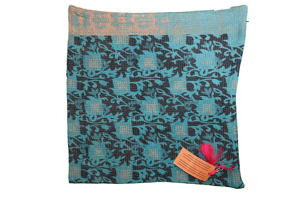 Sari vintage kantha cushion 45*45 cm