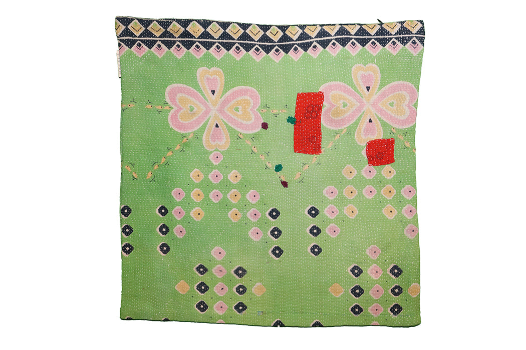 Sari vintage kantha cushion 45*45 cm