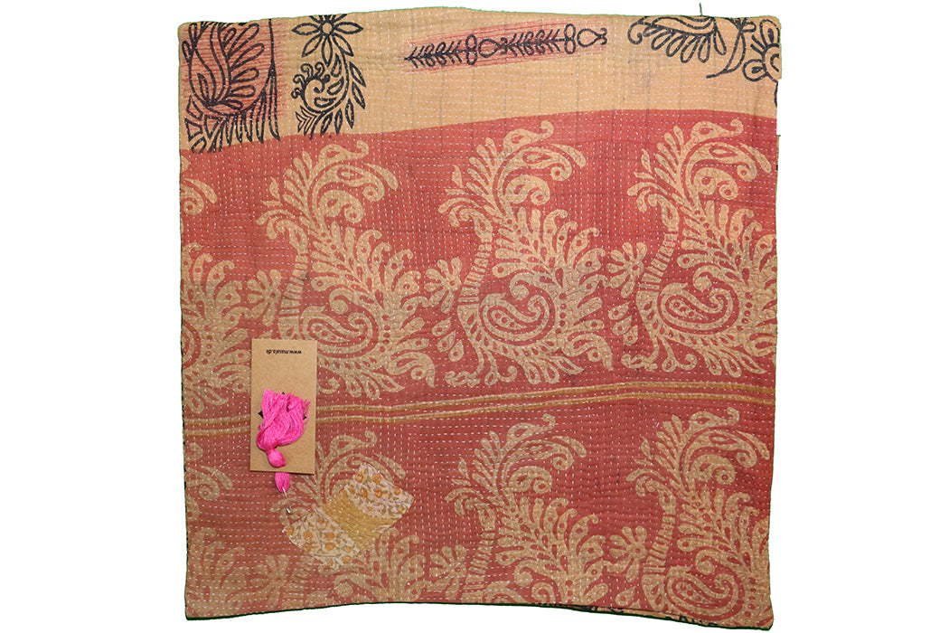Sari vintage kantha cushion 45*45 cm
