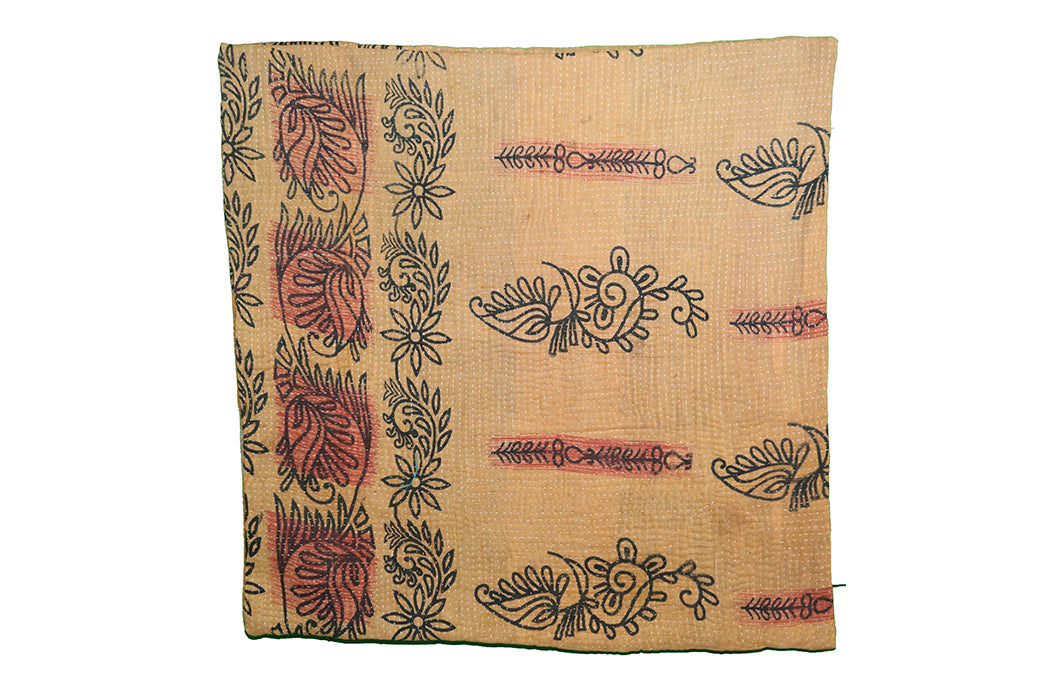 Sari vintage kantha cushion 45*45 cm