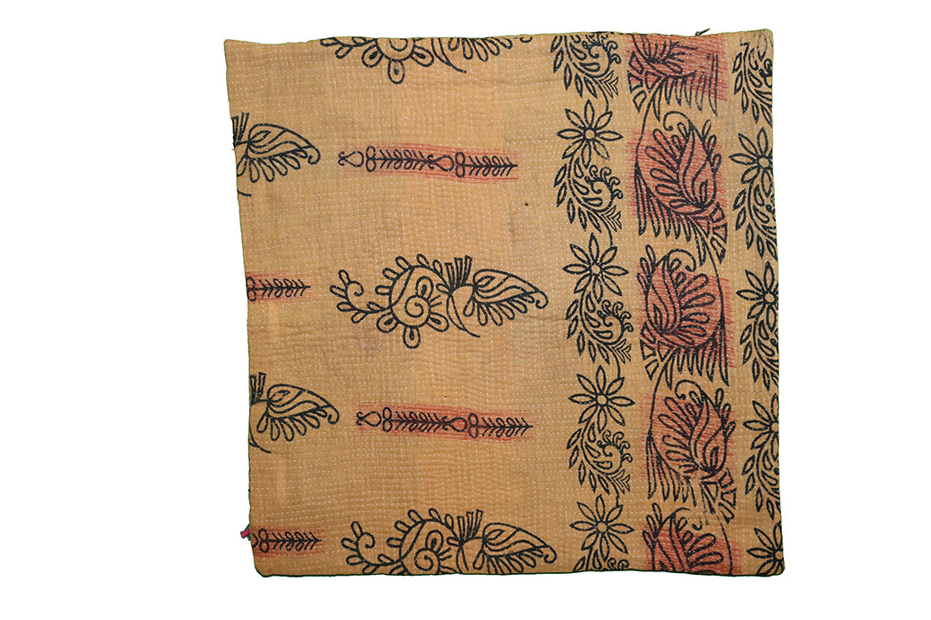 Sari vintage kantha cushion 45*45 cm