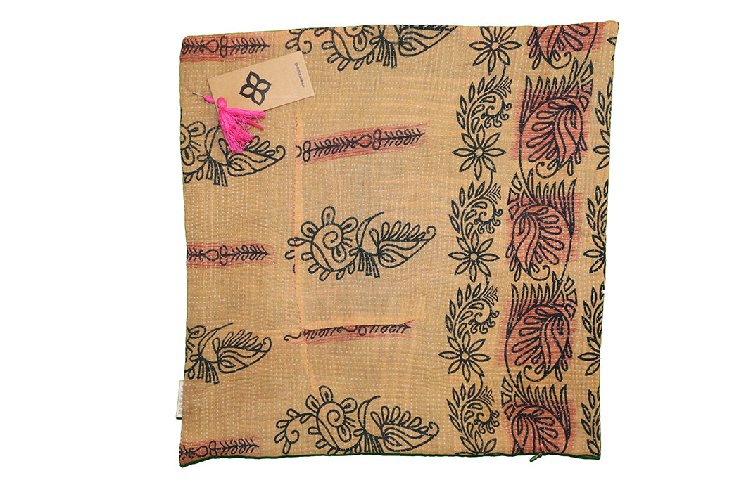 Sari vintage kantha cushion 45*45 cm