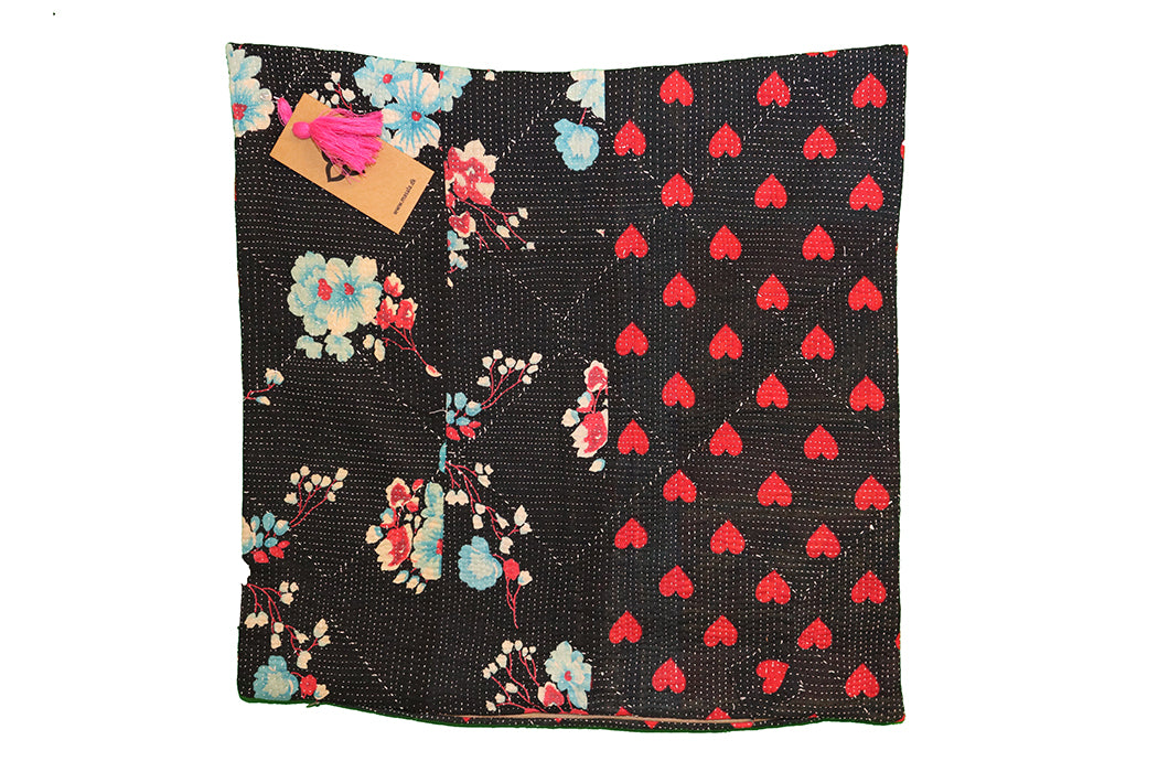 Sari vintage kantha pude 45*45 cm