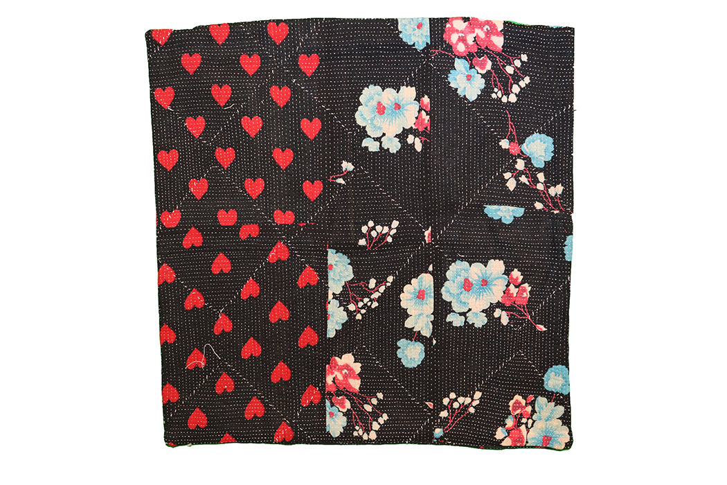 Sari vintage kantha pude 45*45 cm