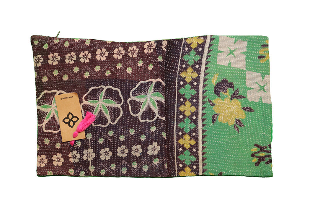 Sari vintage kantha cushion 30*50 cm