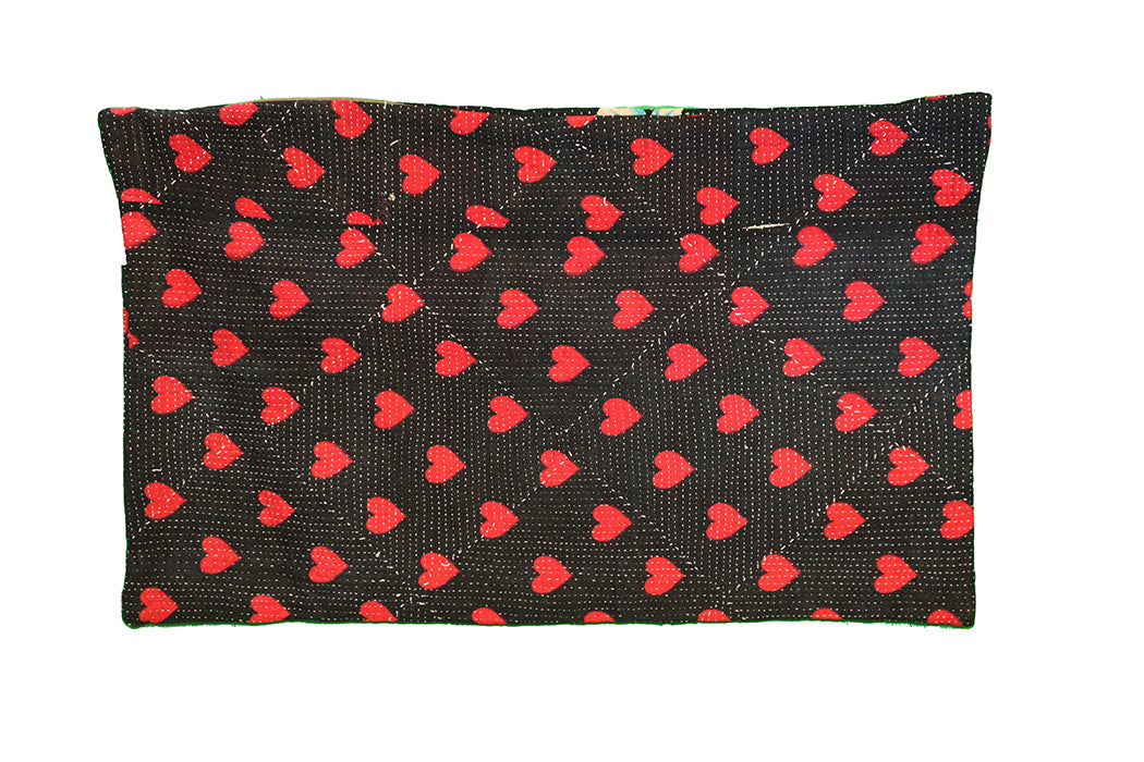 Sari vintage kantha cushion 30*50 cm