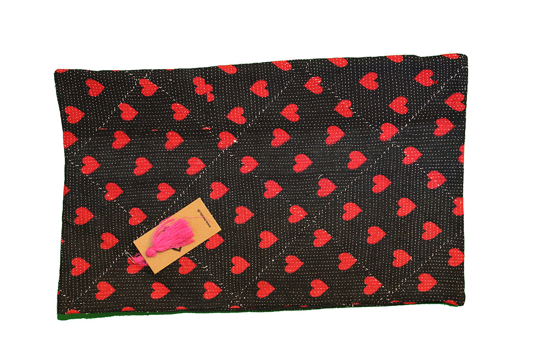 Sari vintage kantha cushion 30*50 cm
