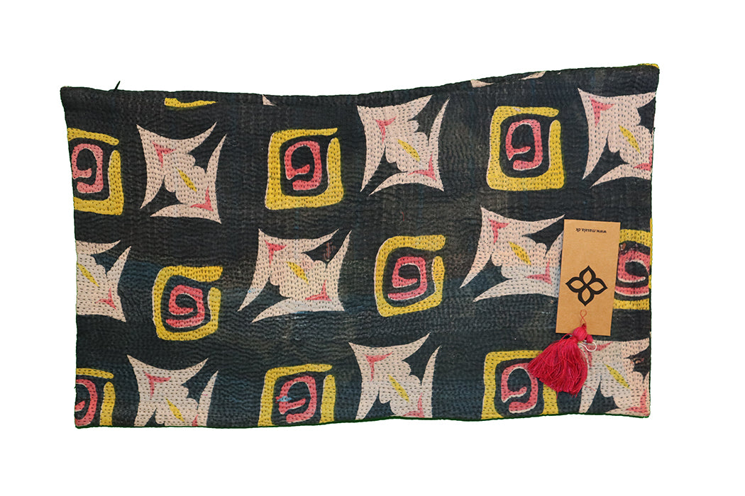 Sari vintage kantha cushion 30*50 cm