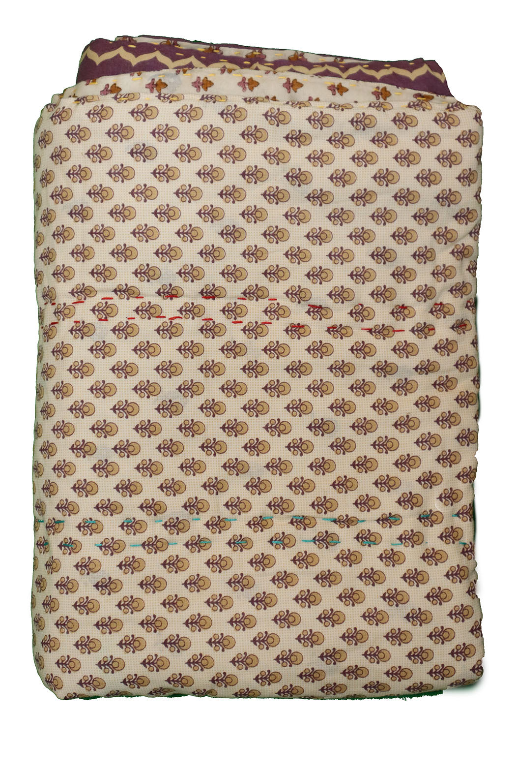 Vintage sari quilt , bomuld 70x100 cm