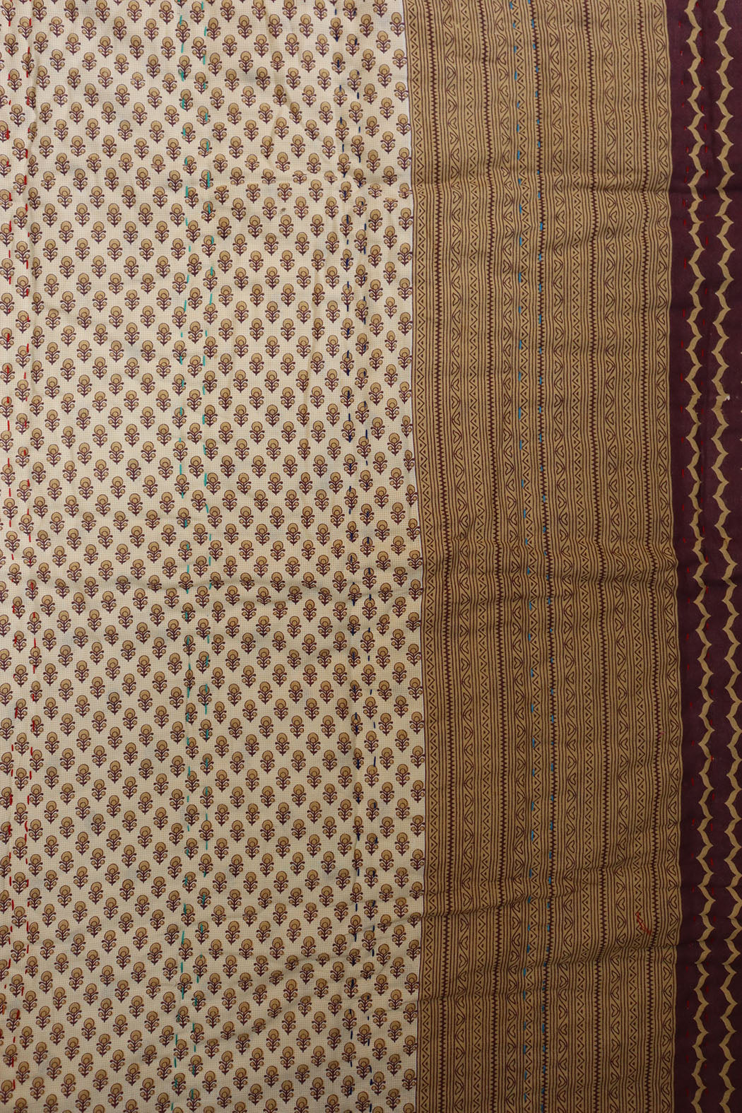Vintage sari quilt , bomuld 70x100 cm