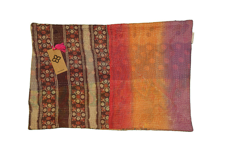 Sari vintage kantha pude 40*60 cm