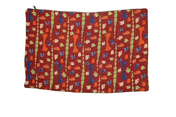 Sari vintage kantha pude 40*60 cm