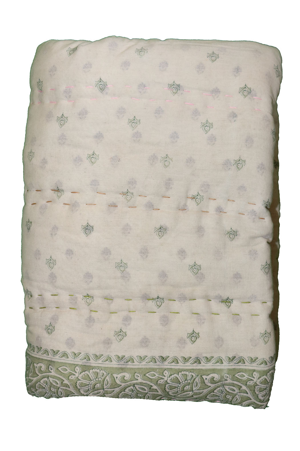 Vintage sari quilt , bomuld 70x100 cm