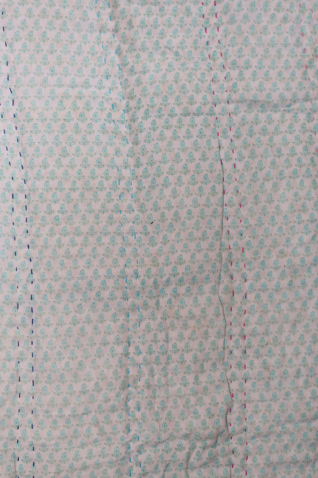 Vintage sari quilt , bomuld 70x100 cm