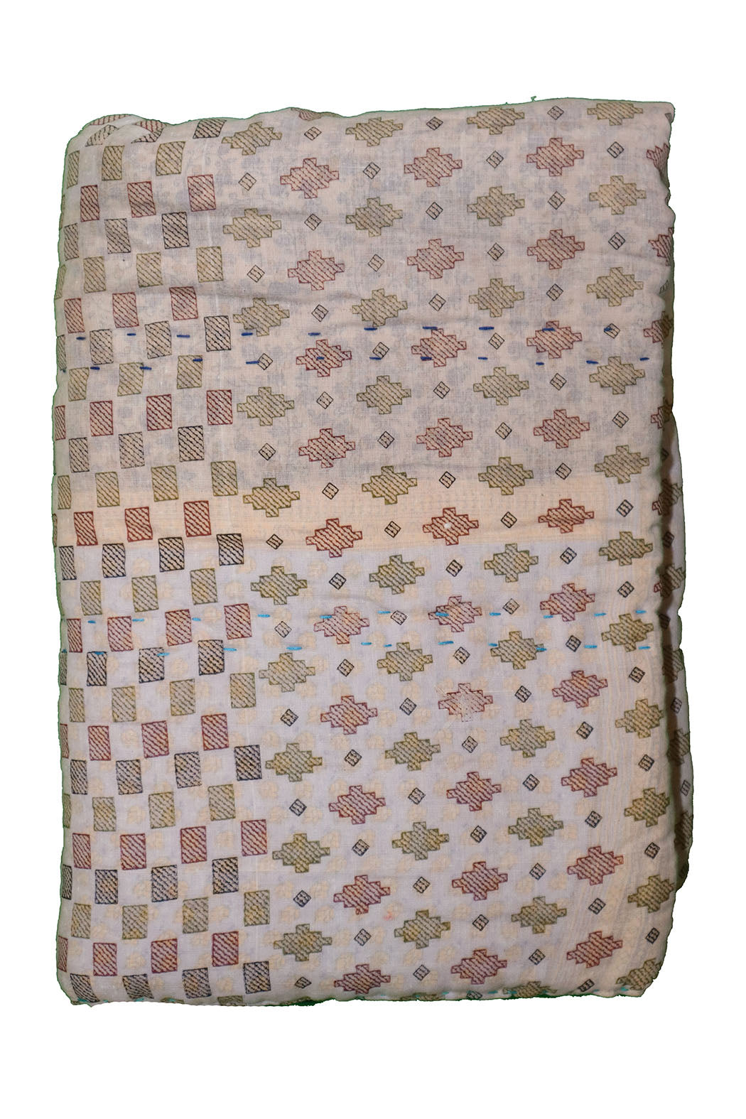 Vintage sari quilt , bomuld 70x100 cm