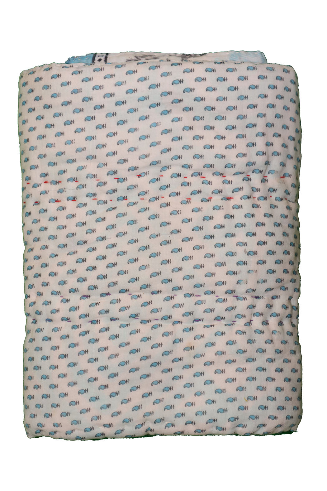 Vintage sari quilt , bomuld 70x100 cm