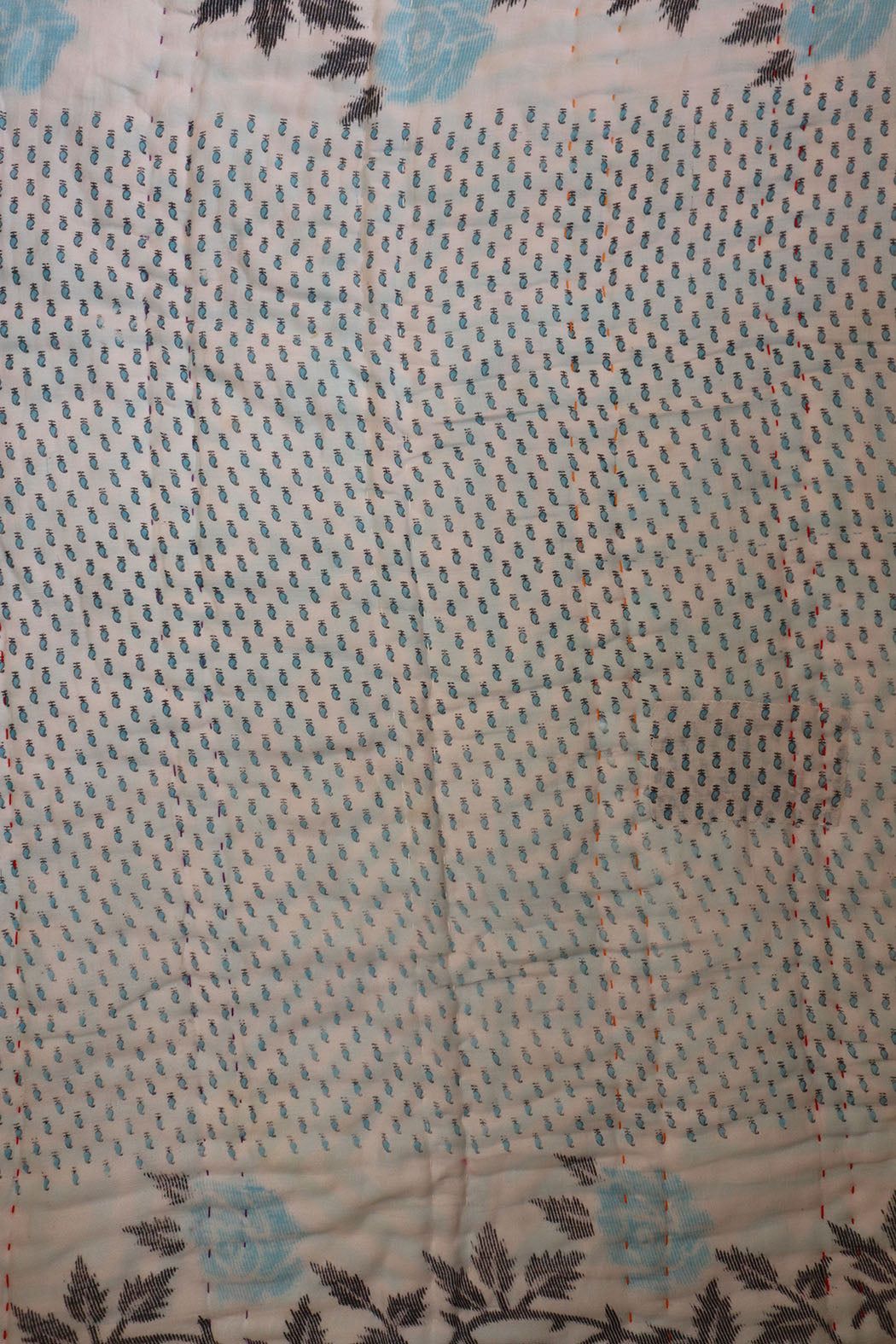 Vintage sari quilt , bomuld 70x100 cm