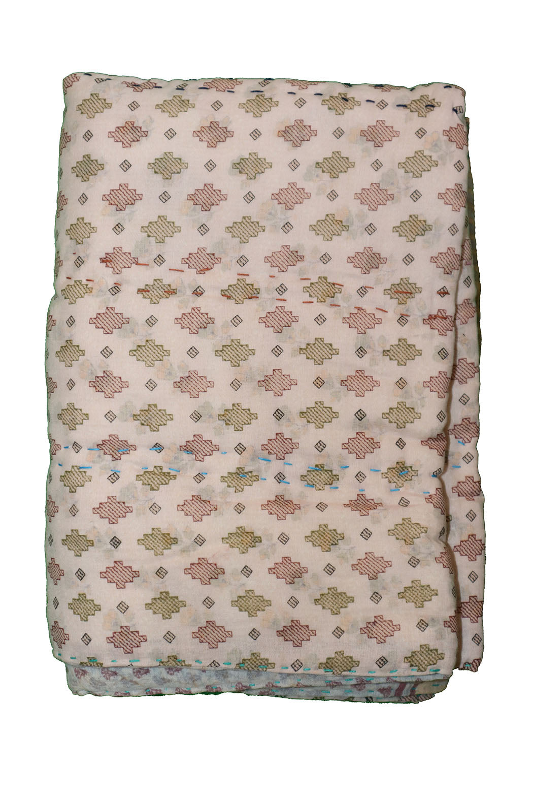 Vintage sari quilt , bomuld 70x100 cm