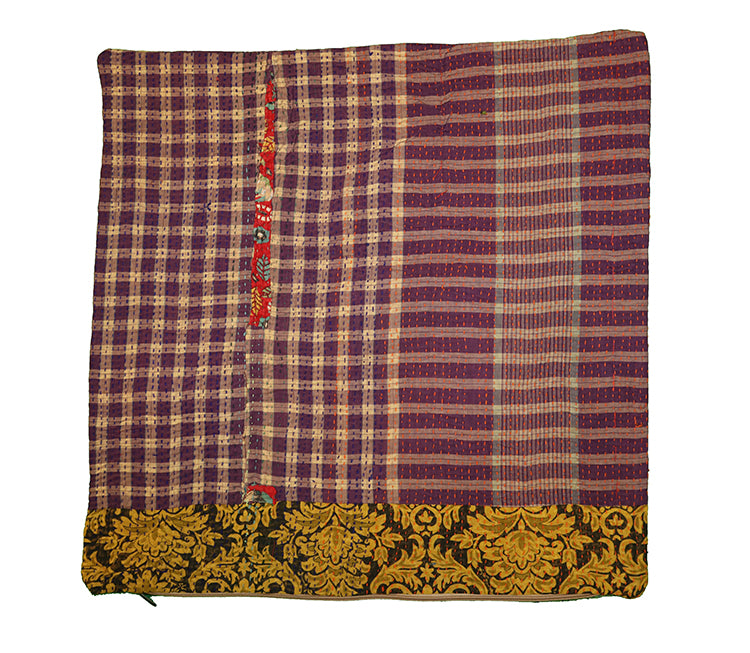 Sari vintage kantha pude 60*60 cm