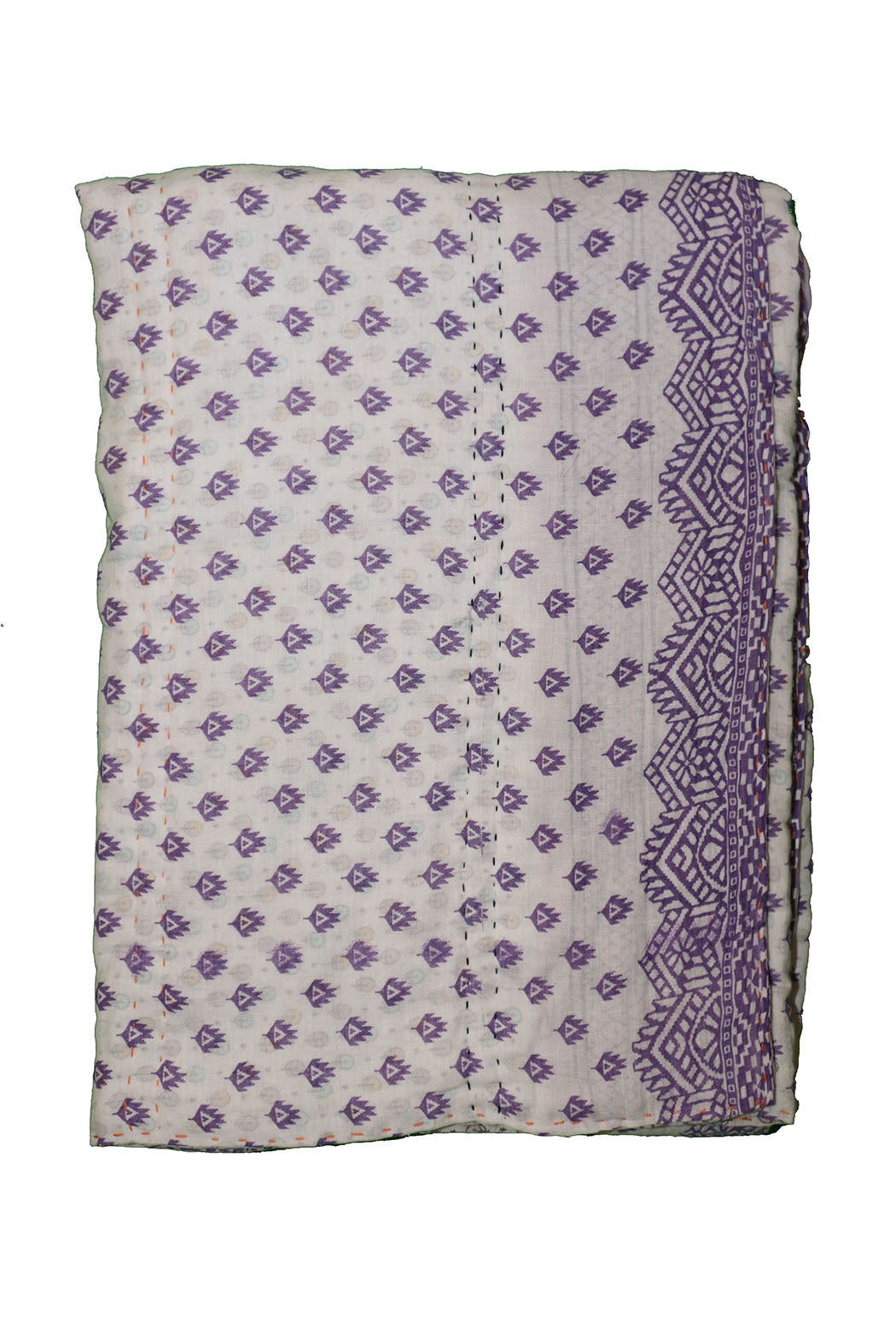 Vintage sari quilt, cotton 140x100 cm