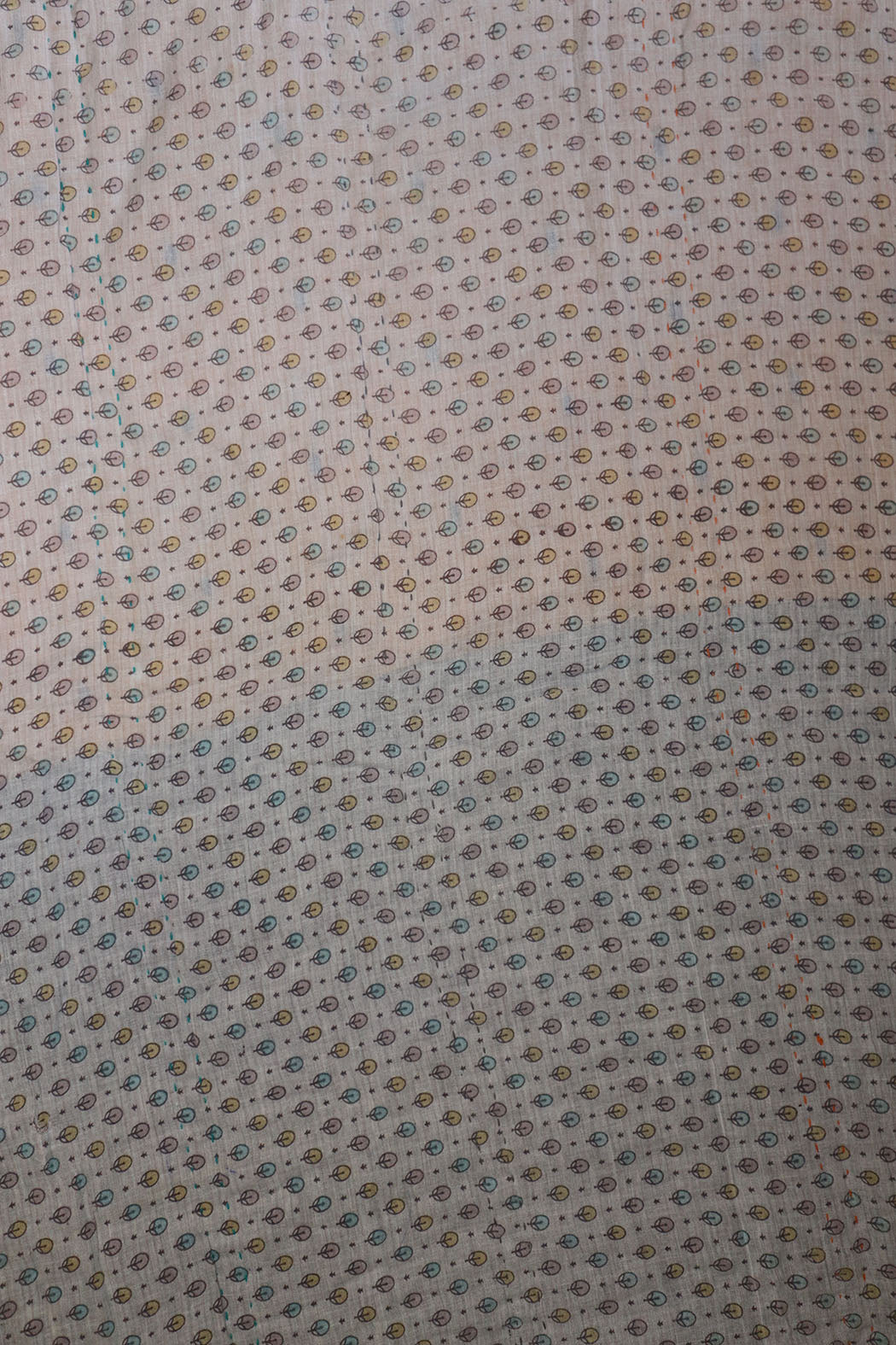 Vintage sari quilt, cotton 140x100 cm