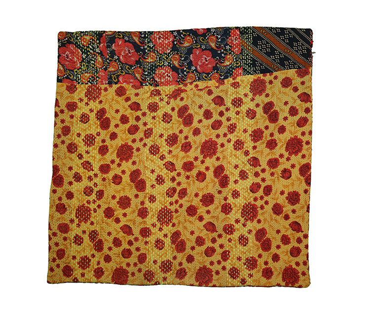 Sari vintage kantha pude 60*60 cm