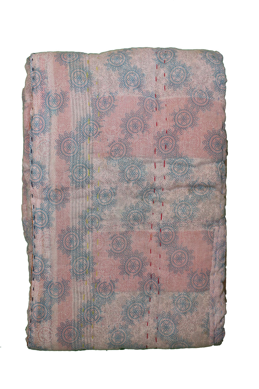 Vintage sari quilt, cotton 140x100 cm