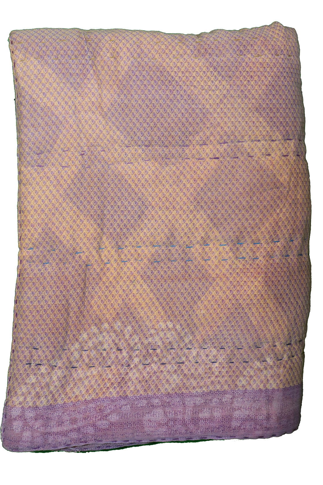 Vintage sari quilt, cotton 140x100 cm