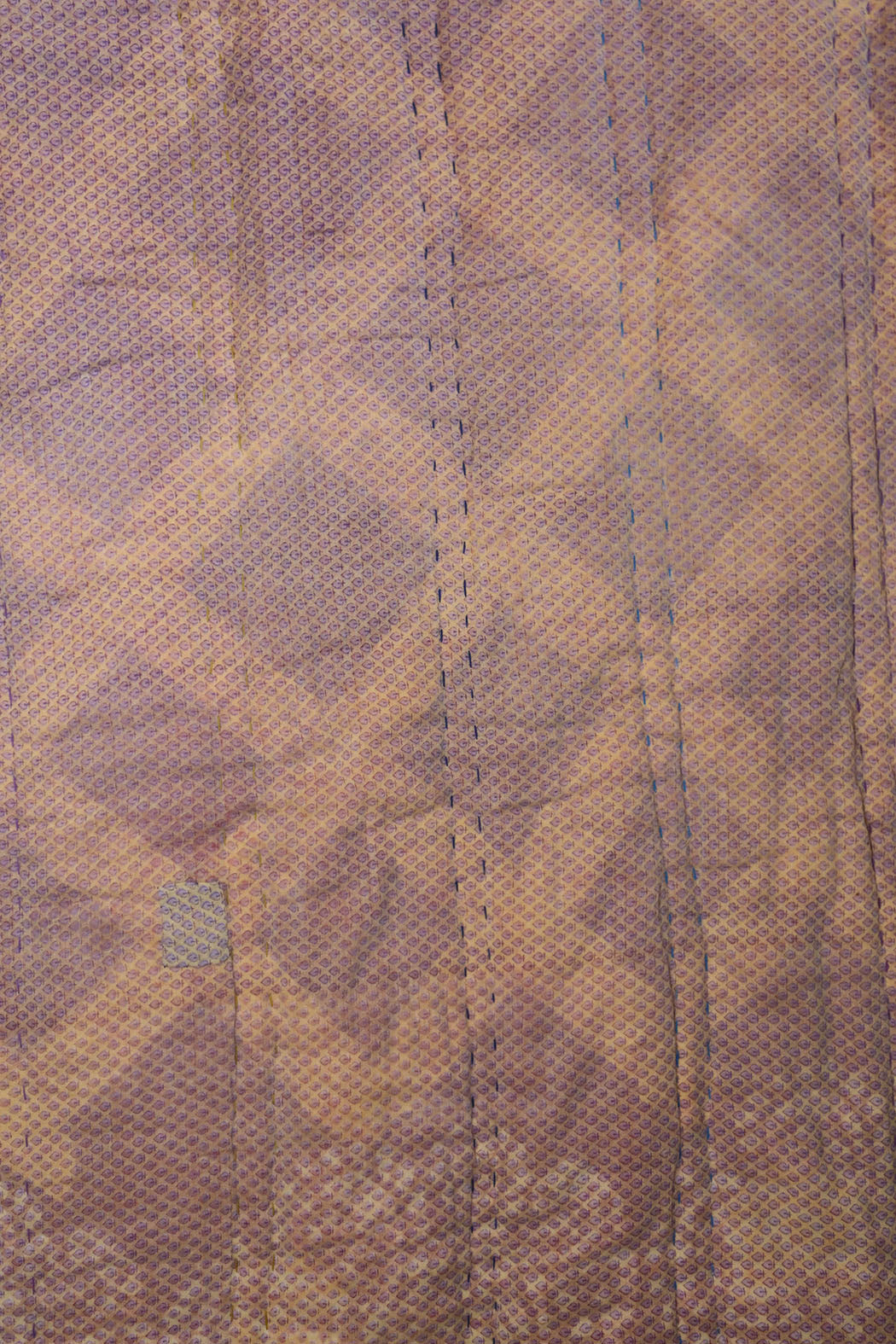 Vintage sari quilt, cotton 140x100 cm