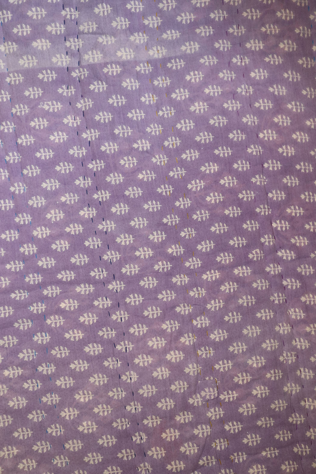 Vintage sari quilt, cotton 140x100 cm