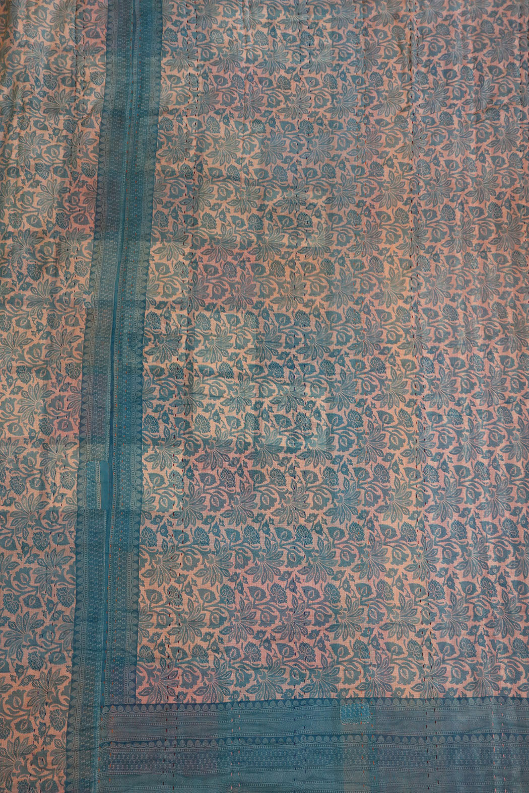 Vintage sari quilt , bomuld 140x200 cm