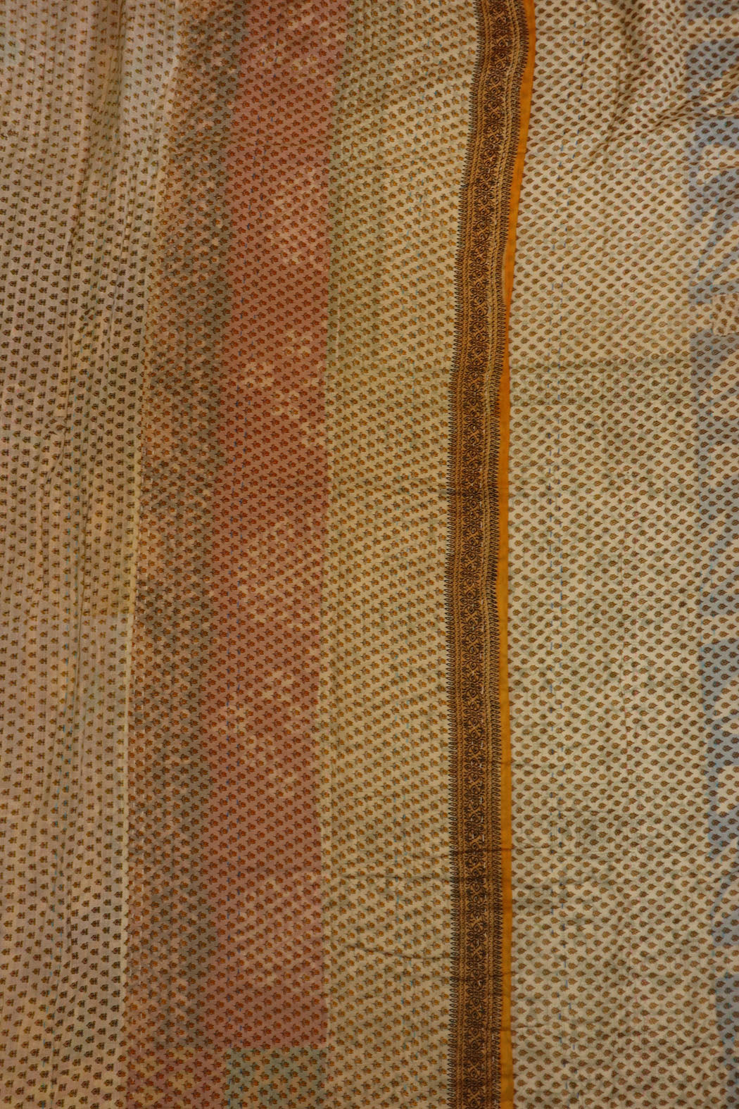 Vintage sari quilt , bomuld 140x200 cm