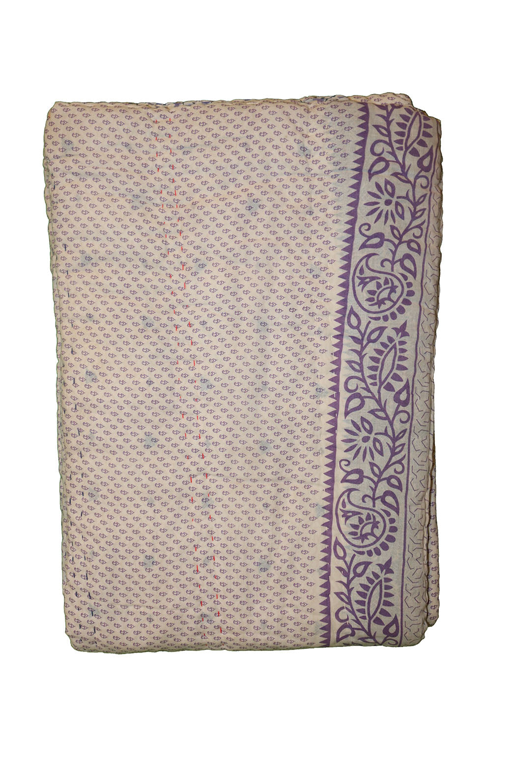Vintage sari quilt , bomuld 140x200 cm