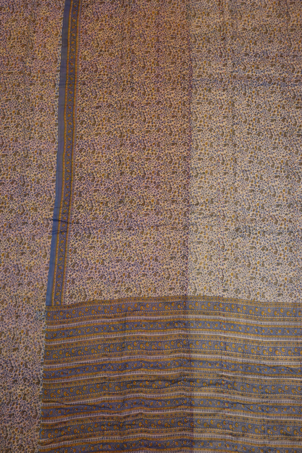 Vintage sari quilt , bomuld 140x200 cm