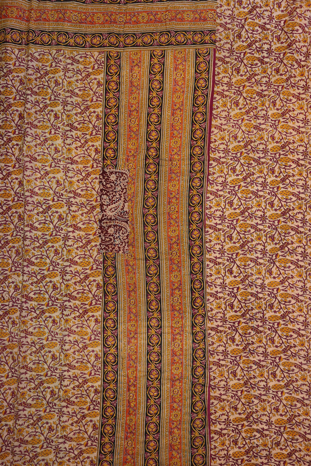 Vintage sari quilt , bomuld 140x200 cm
