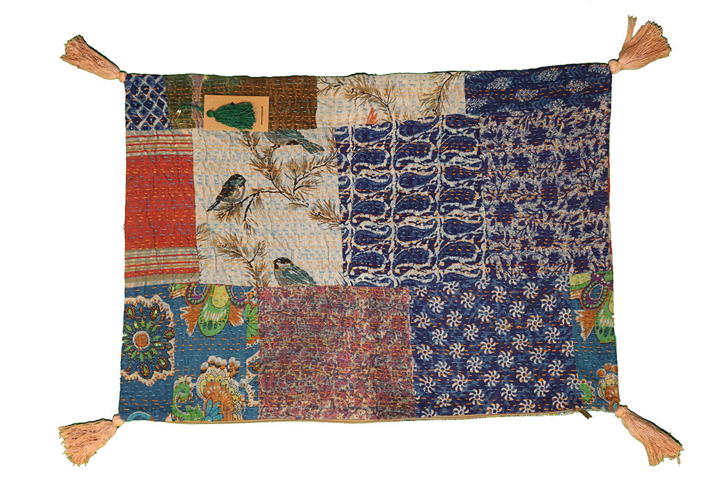 Kantha stonewash pude 50*70 cm, bomuld