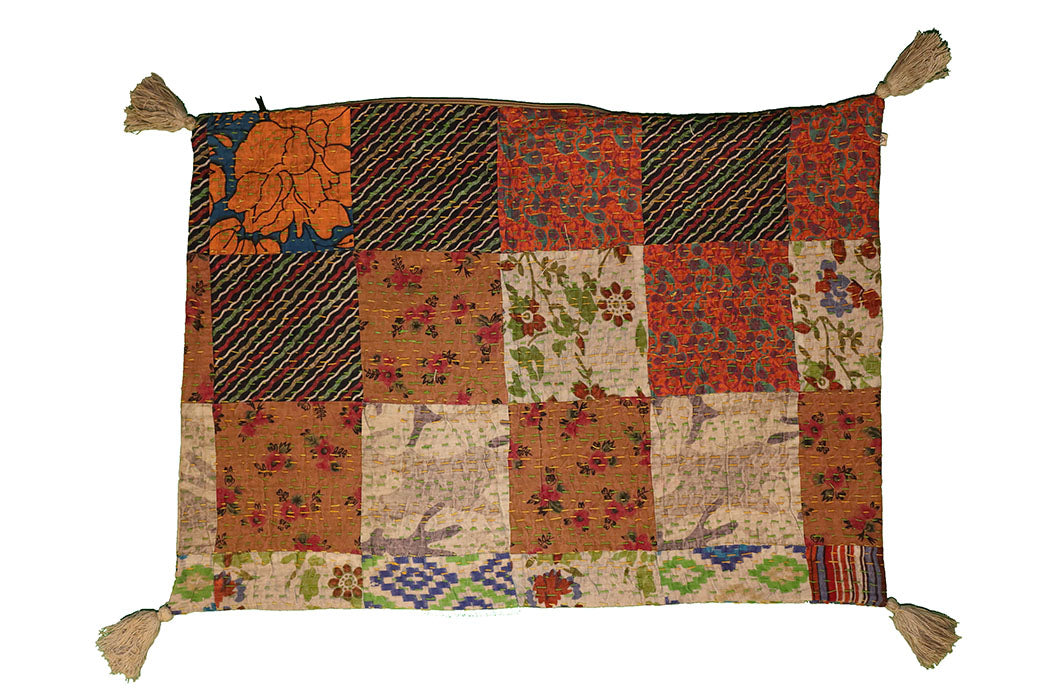 Kantha stonewash pude 50*70 cm, bomuld