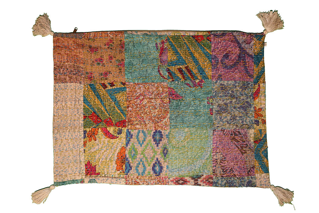 Kantha stonewash pude 50*70 cm, bomuld