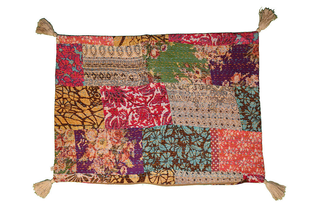 Kantha stonewash pude 50*70 cm, bomuld