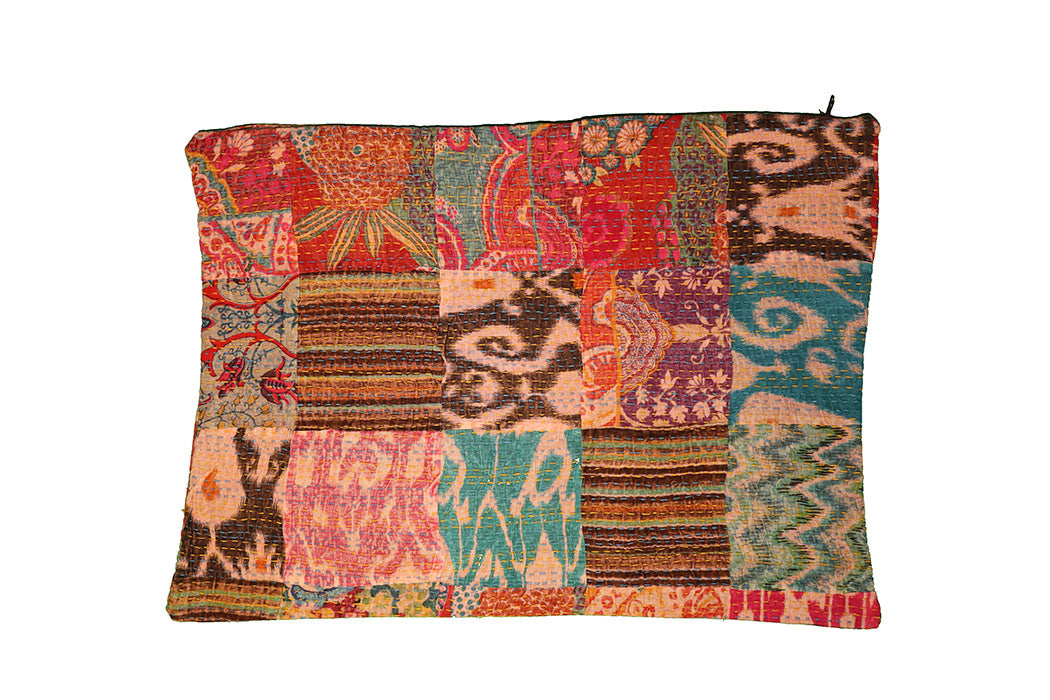Kantha stonewash pude 50*70 cm, bomuld