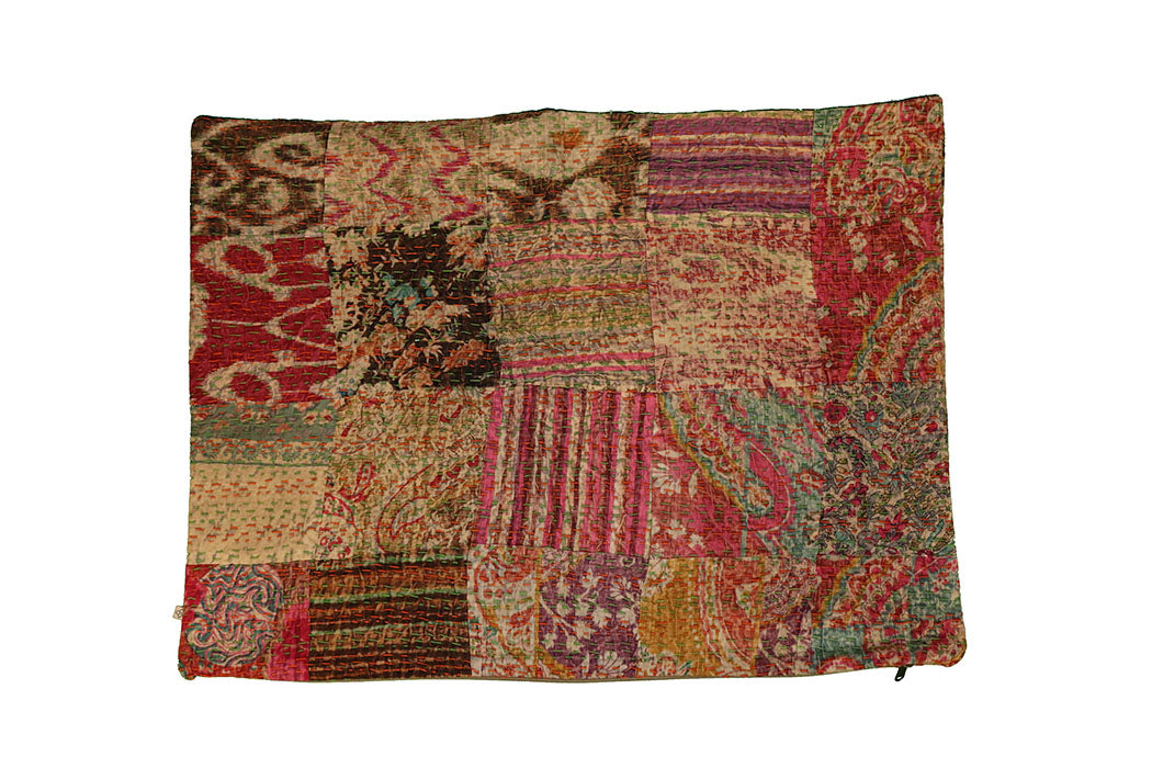 Kantha stonewash pude 50*70 cm, bomuld