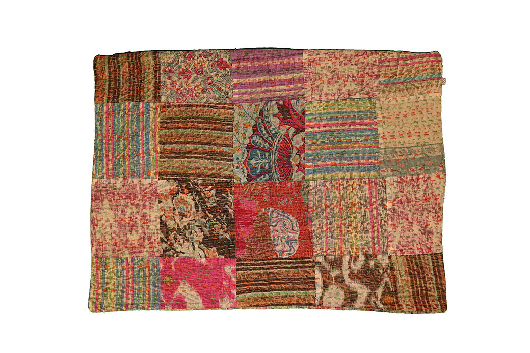 Kantha stonewash pude 50*70 cm, bomuld