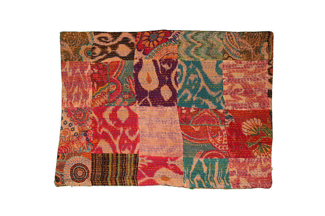 Kantha stonewash pude 50*70 cm, bomuld