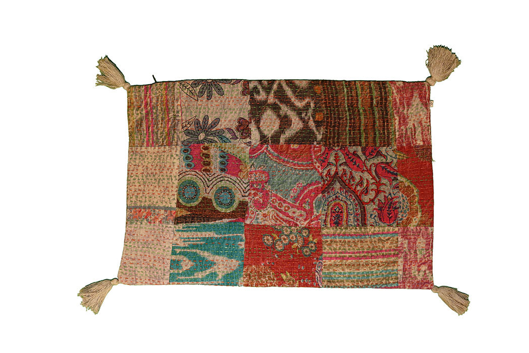 Kantha stonewash pude 40*60 cm, bomuld