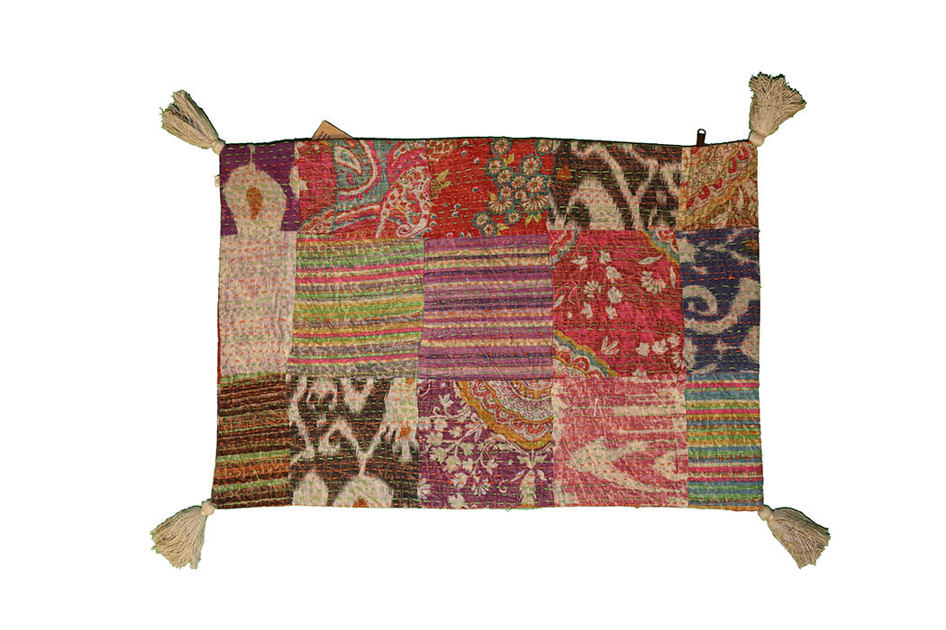 Kantha stonewash pude 40*60 cm, bomuld