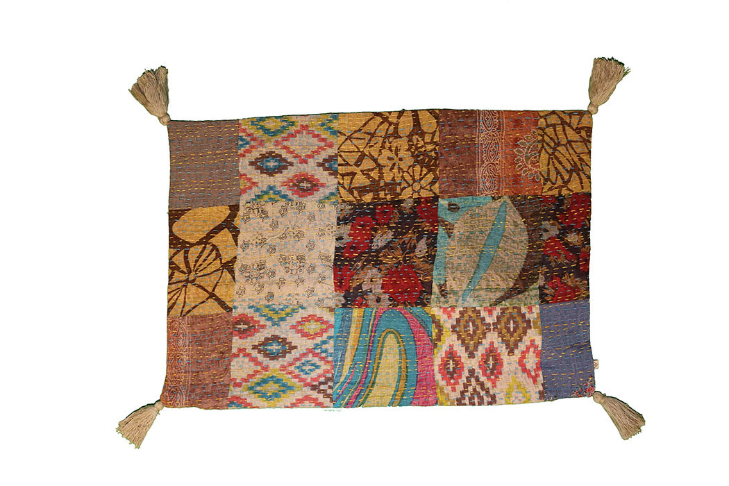 Kantha stonewash pude 40*60 cm, bomuld