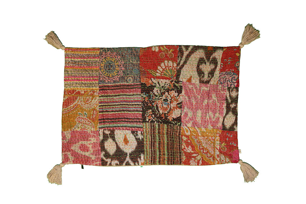 Kantha stonewash pude 40*60 cm, bomuld