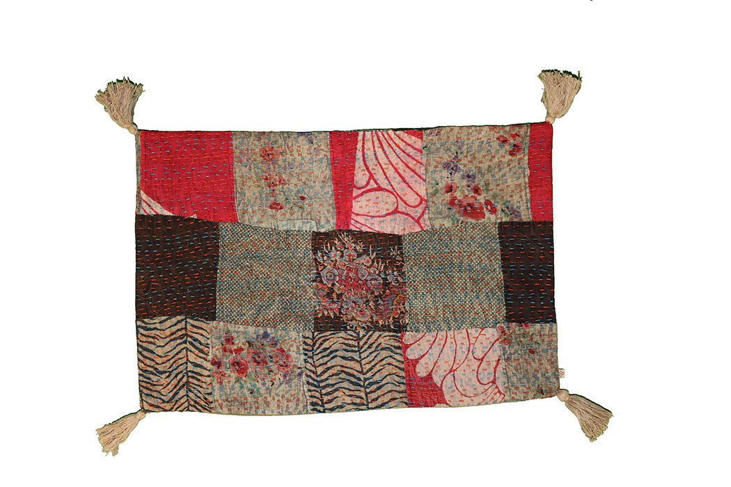 Kantha stonewash pude 40*60 cm, bomuld
