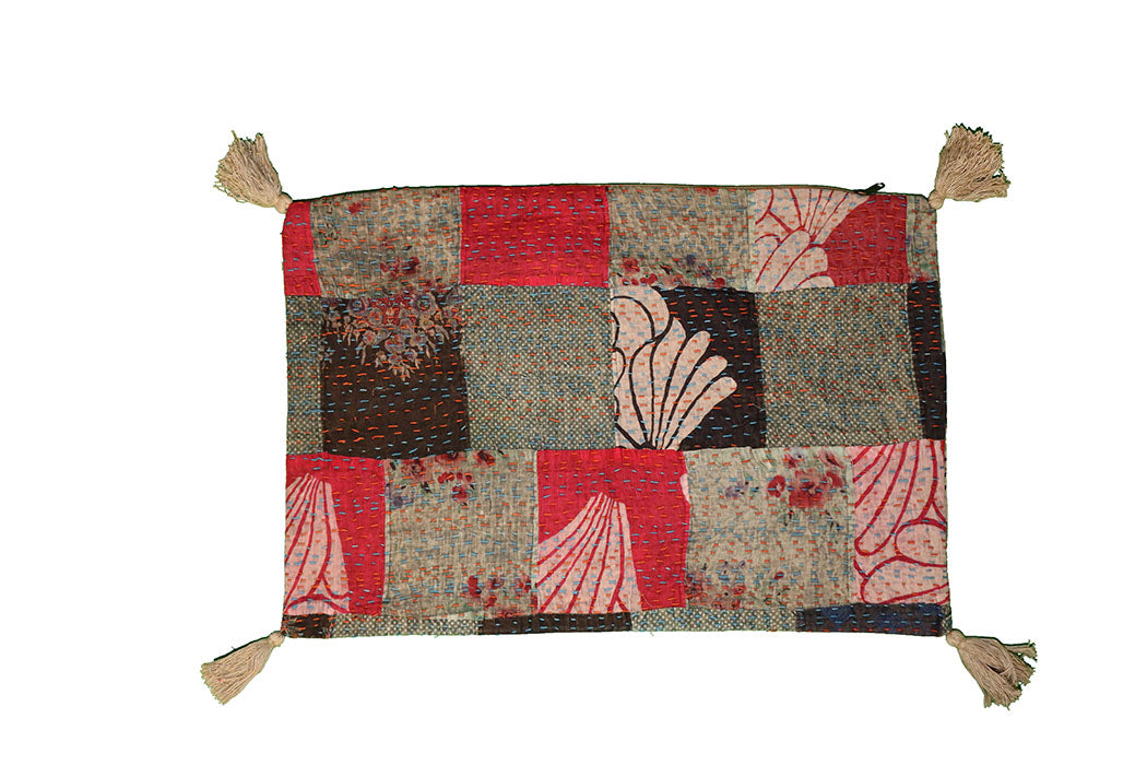 Kantha stonewash pude 40*60 cm, bomuld