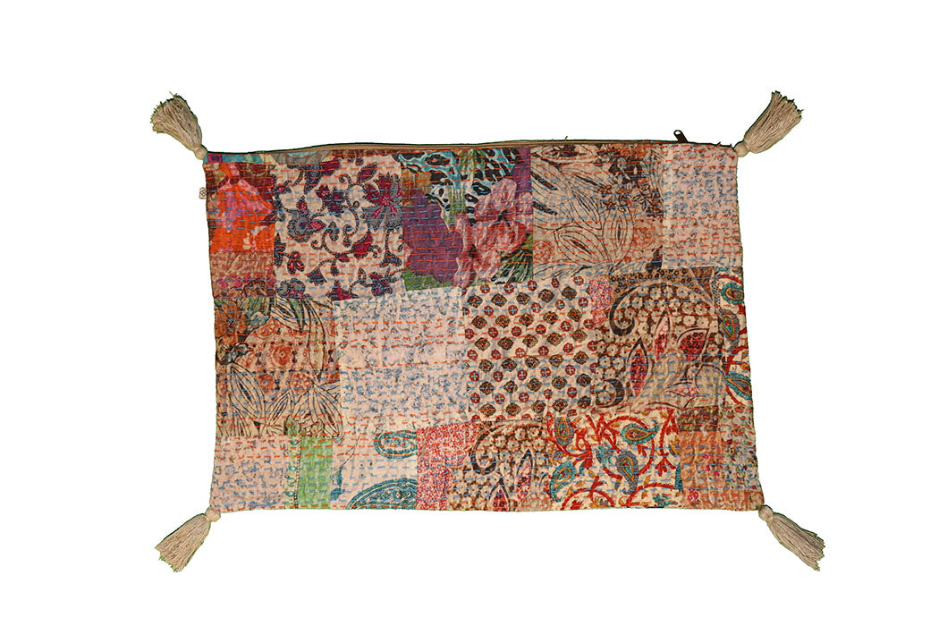 Kantha stonewash pude 40*60 cm, bomuld